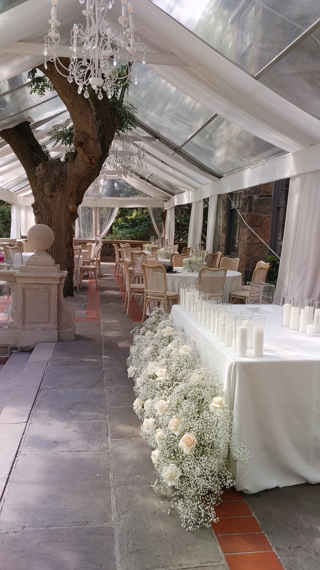 Event floral arrangement